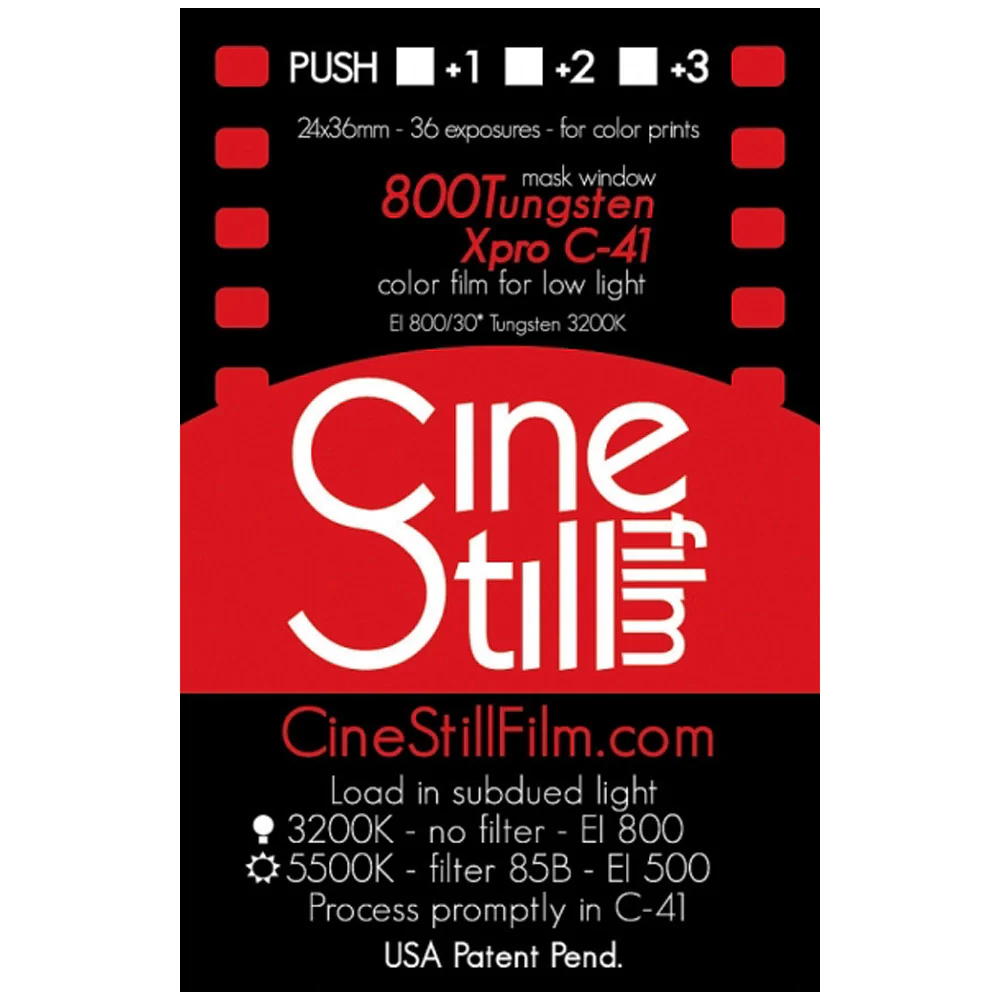 CineStill 800 ISO Tungsten Xpro C-41 - 135