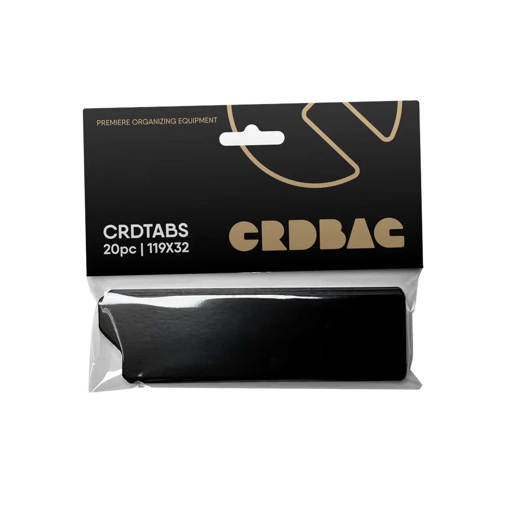 CRDBAGS CRDTABS - Black & White