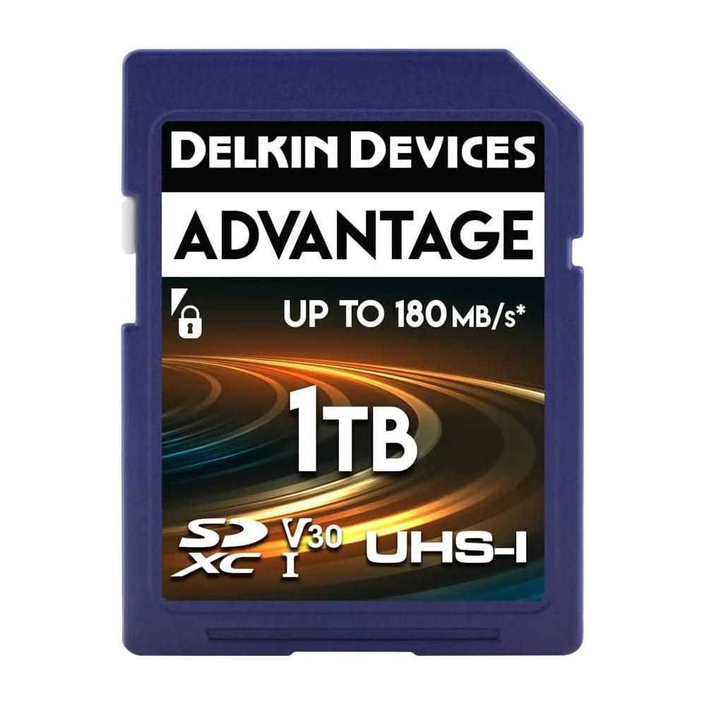 Delkin Advantage 1TB SDXC UHS-I v30 Memory Card