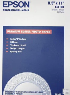 Epson 8.5"x11" Premium Luster - 250 Sheets - Image 3