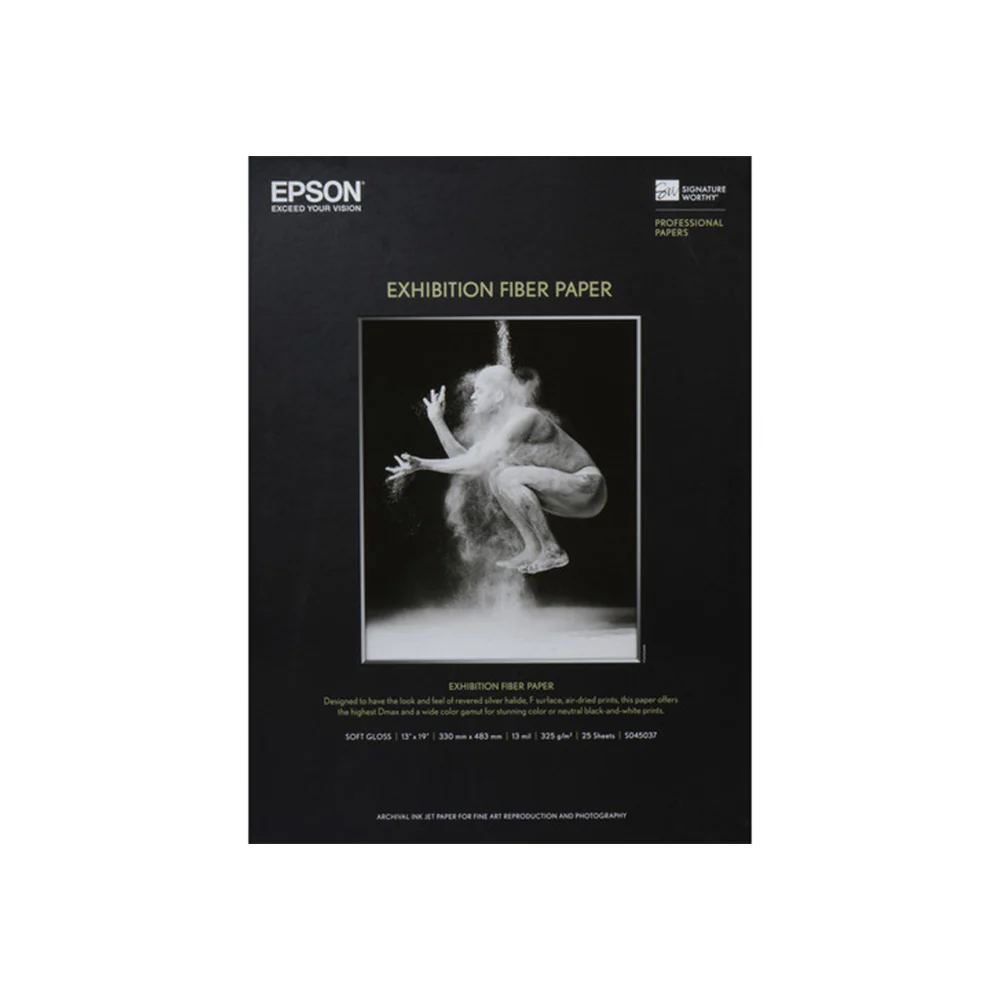 Epson 8.5x11" Exhibition Fibre - 25 sheet