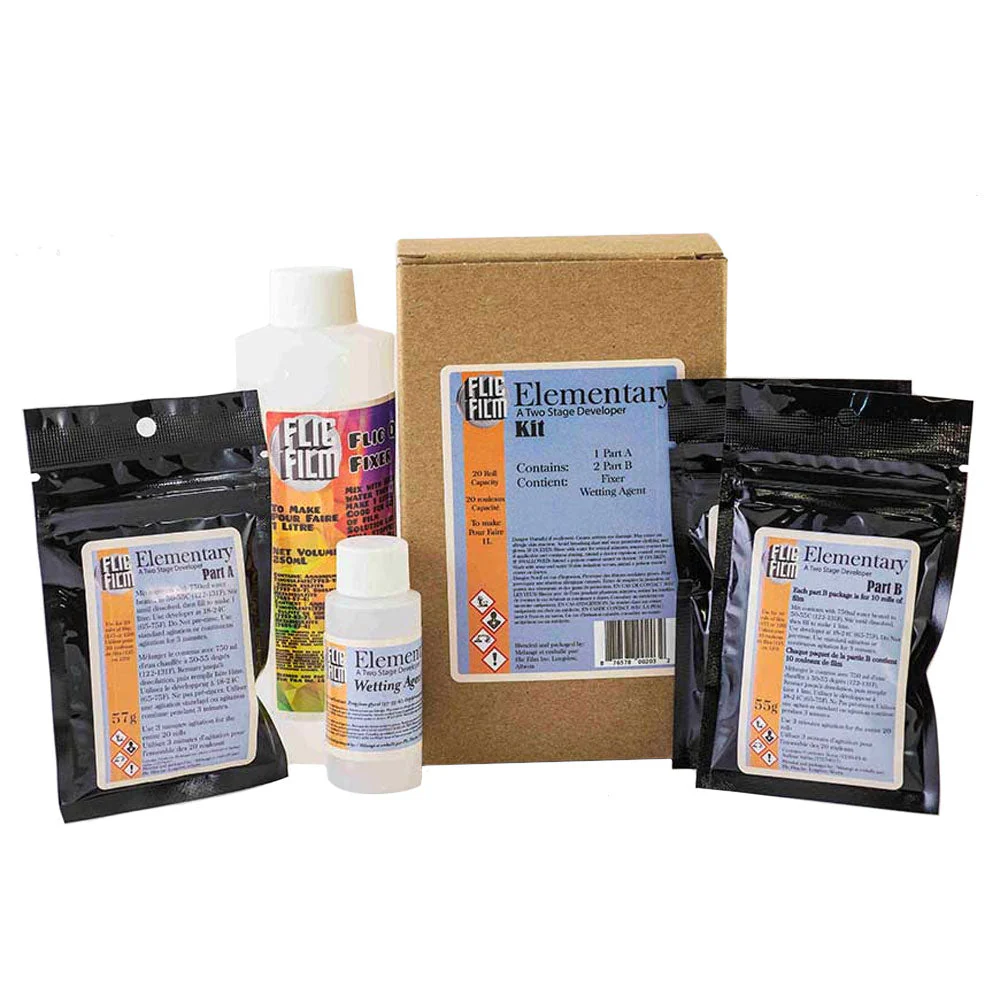 Flic Film Elementary Black & White Developing Kit