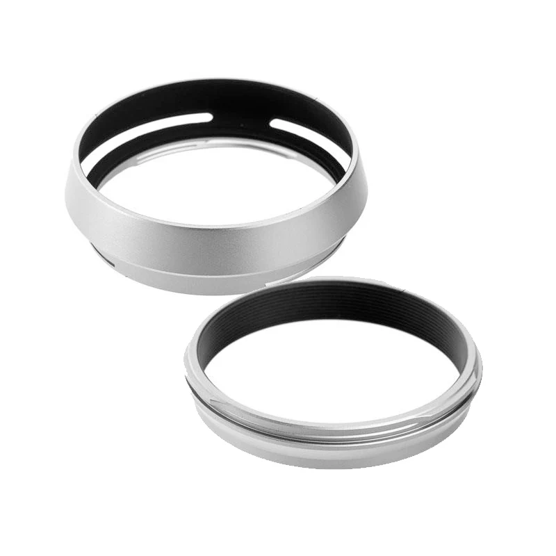 FUJIFILM LH-100 Lens Hood and Adapter Ring for X100 VI (Silver)
