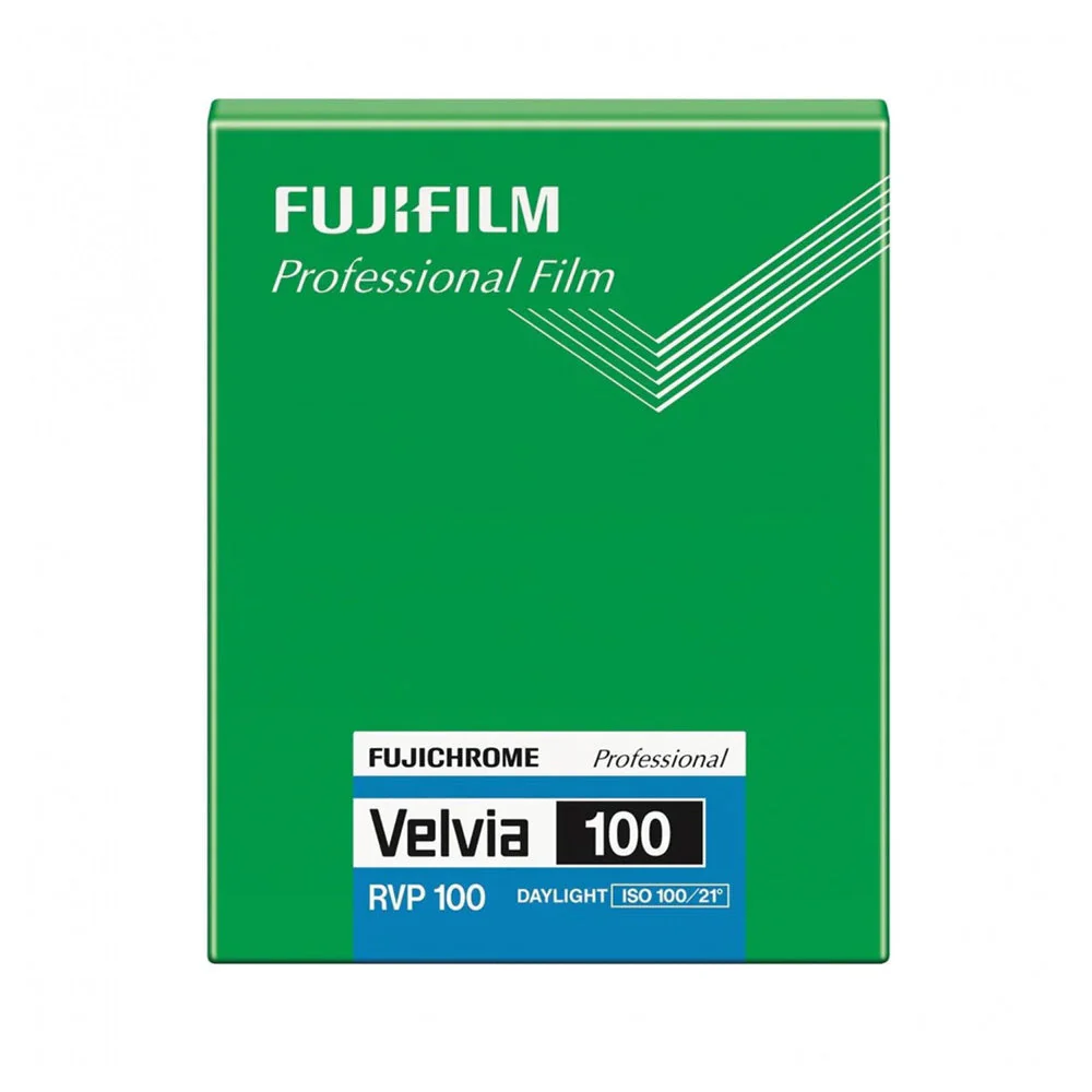 FUJIFILM Velvia RVP 100 - 4x5, 20 Sheets