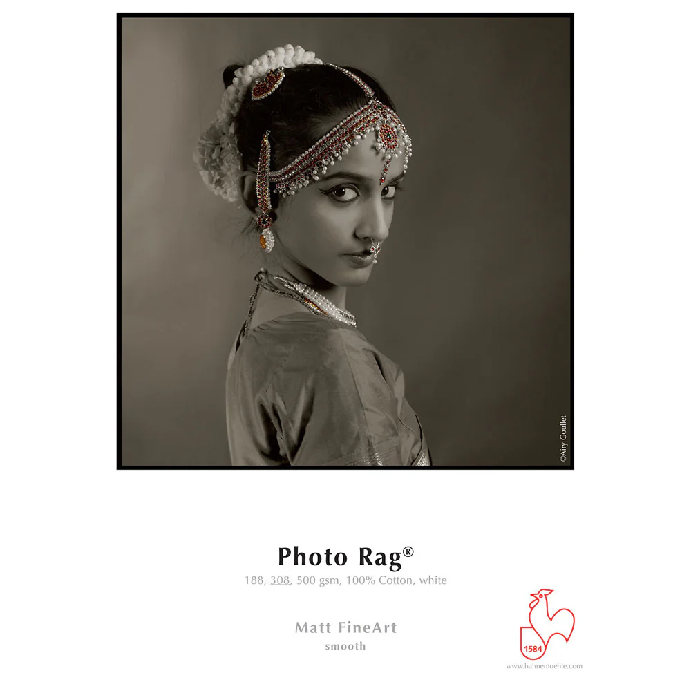 Hahnemuhle 11x17 Photo Rag Smooth 308gsm 25 Sht
