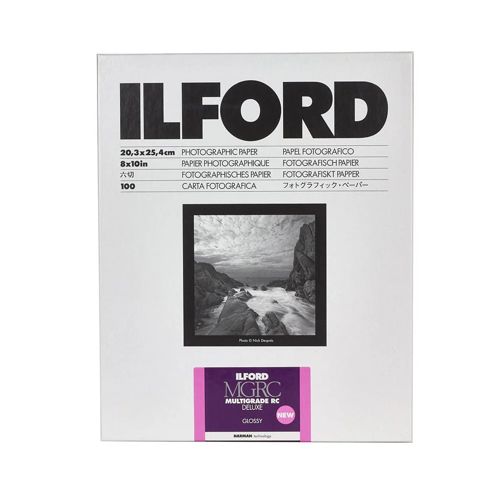 Ilford Multigrade RC Glossy 8x10" with 2x Rolls of HP5 135-36 - 25 Sheets - Image 2
