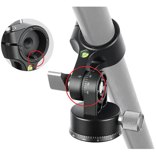 Leofoto HX-22 Centre Column Tilt Adapter for LX-225CT and LX-224CT - Image 2