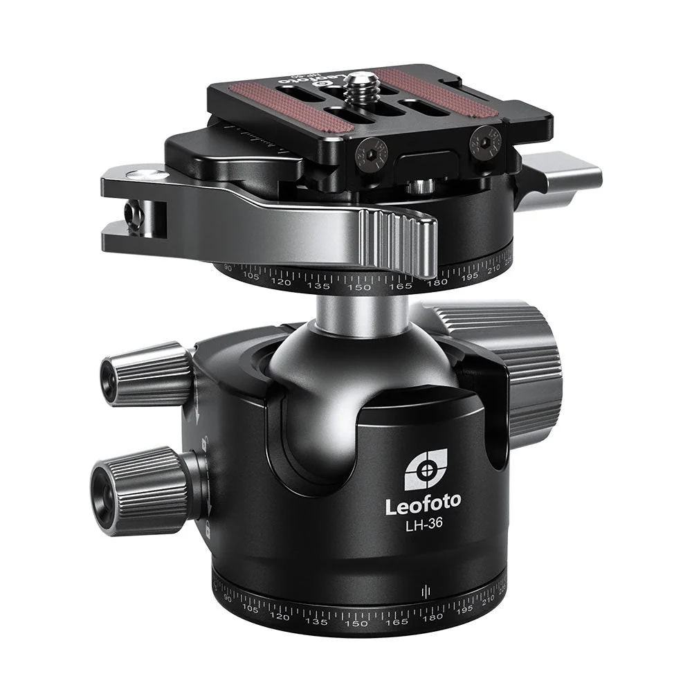 Leofoto LH-36PCL Ball Head with NP-60 Plate