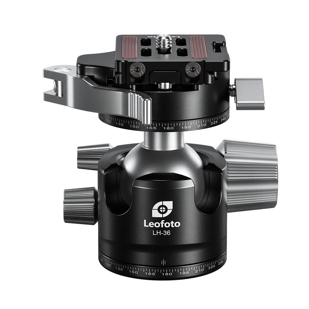 Leofoto LH-36PCL Ball Head with NP-60 Plate - Image 3