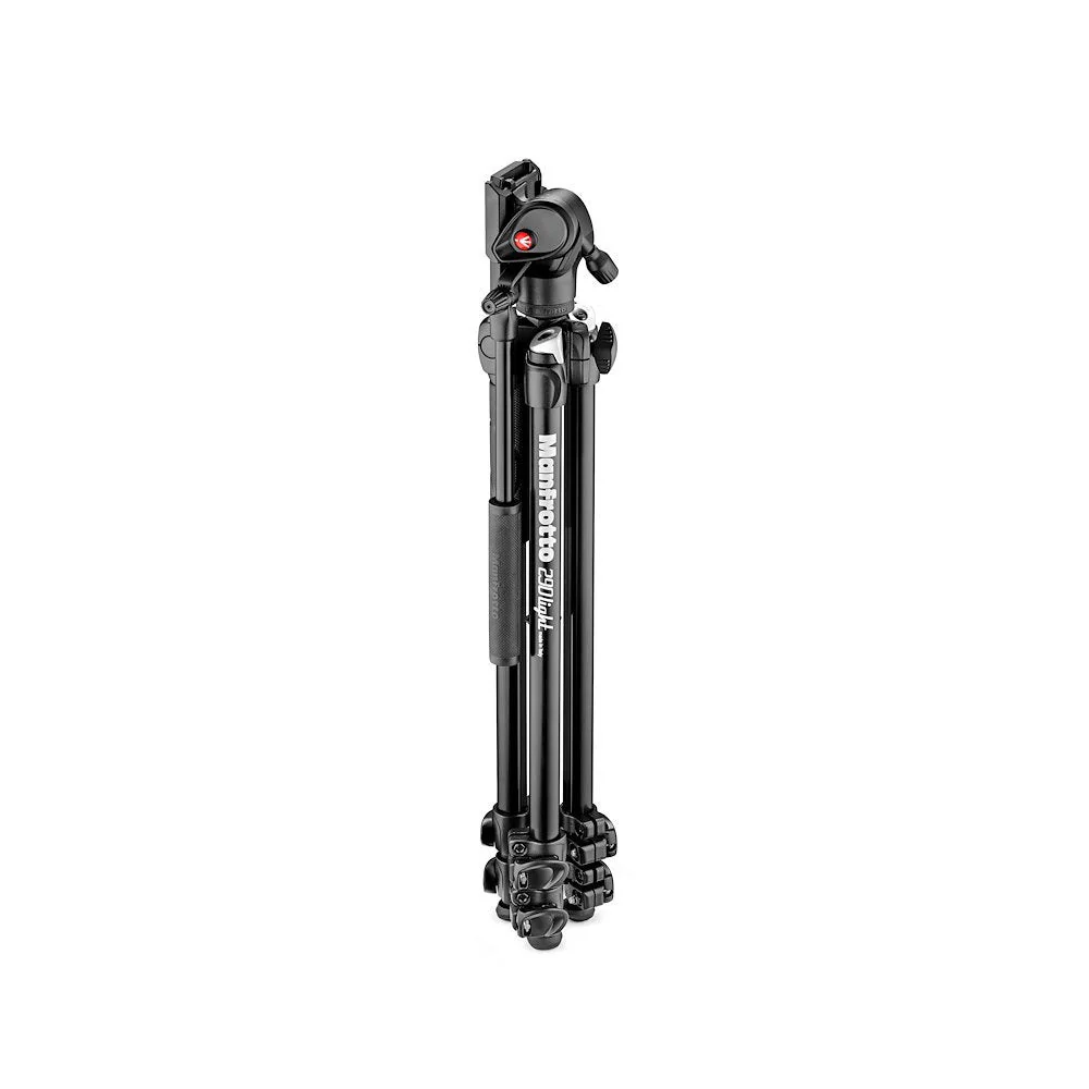 Manfrotto 290 Aluminum Tripod with BeFree Live Fluid Video Head - Image 2