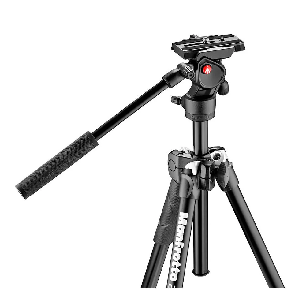 Manfrotto 290 Aluminum Tripod with BeFree Live Fluid Video Head - Image 3
