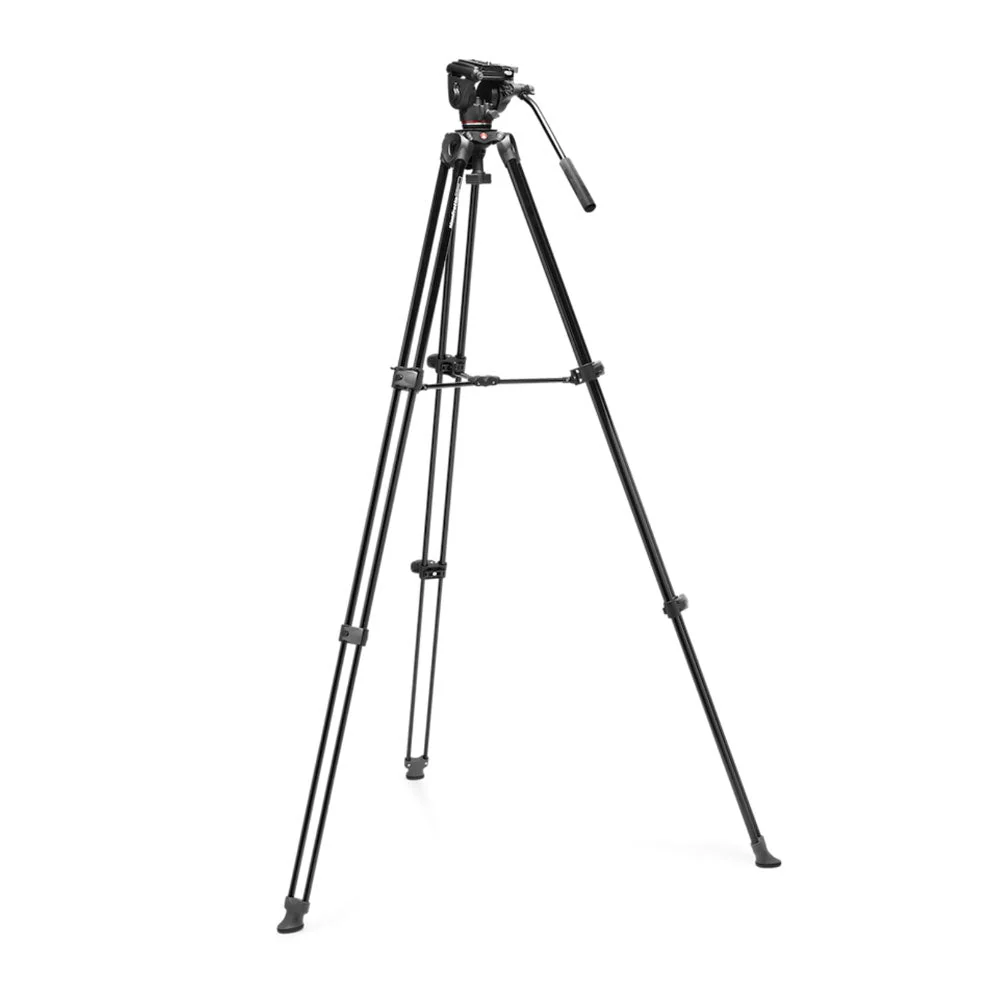 Manfrotto 502Am Video Tripod with 500X Fluid Head - Image 2