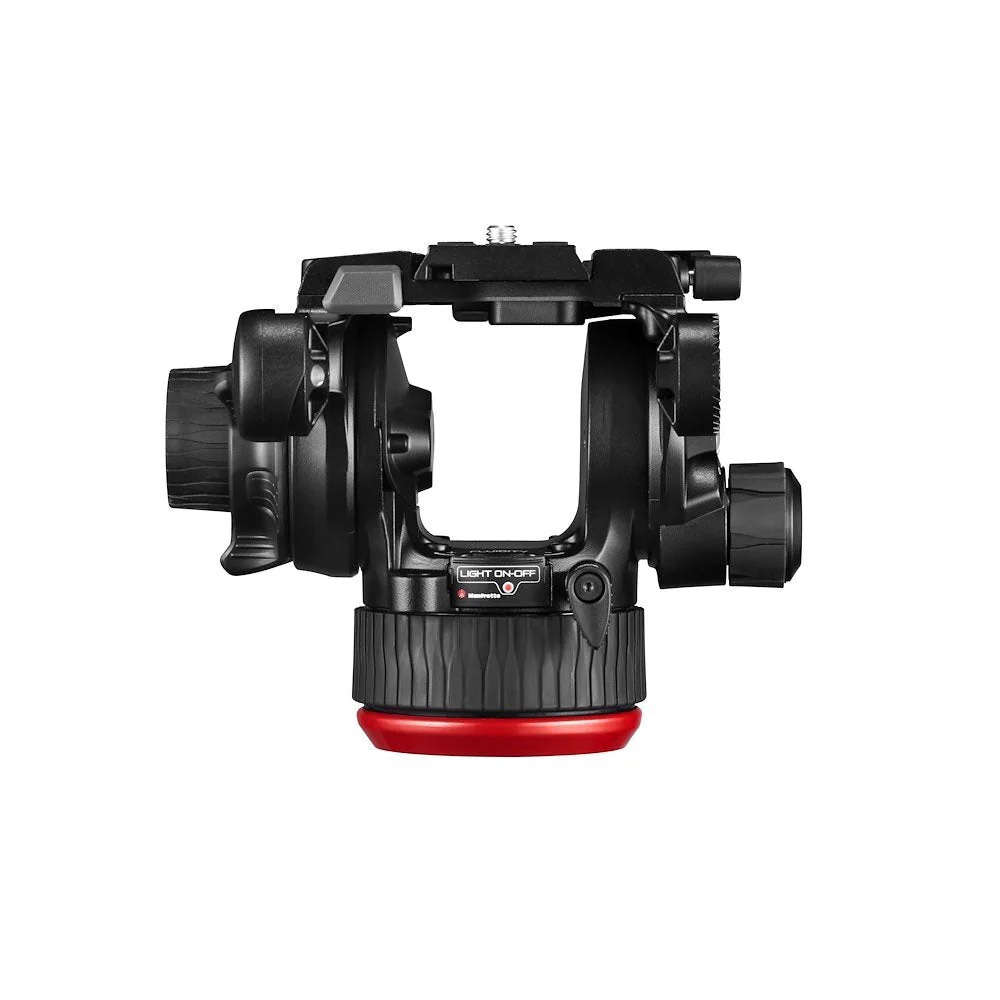 Manfrotto 504X Fluid Video Head with Aluminum Twin Leg GS Tripod - Image 3