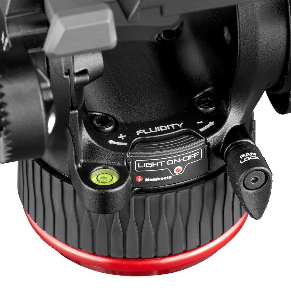 Manfrotto 504X Fluid Video Head with Aluminum Twin Leg GS Tripod - Image 5