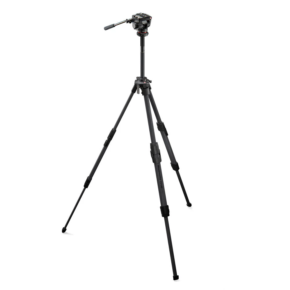 Manfrotto ONE Carbon Fibre Hybrid Tripod with 500X Fluid Head - Image 7