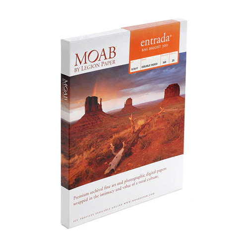 Moab 11" x 17" Entrada Rag Bright 190gsm - 25 Sheets