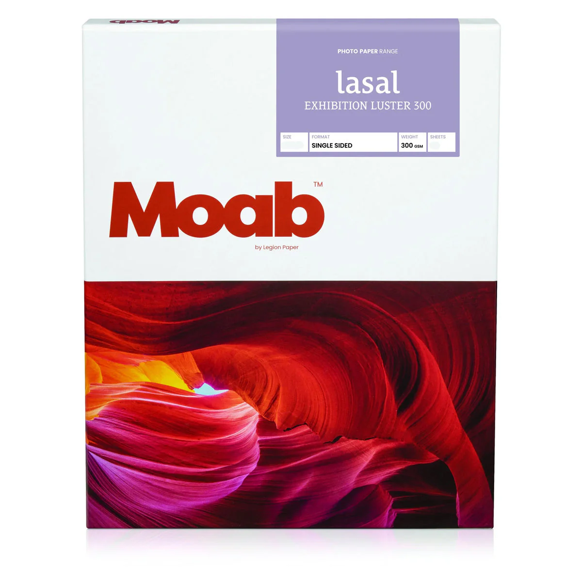 Moab 5x7" Lasal Exhibition Luster - 50 Sheets
