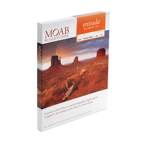 Moab 8.5" x 11" Entrada Rag Bright 300GSM - 25 Sheets - Image 9