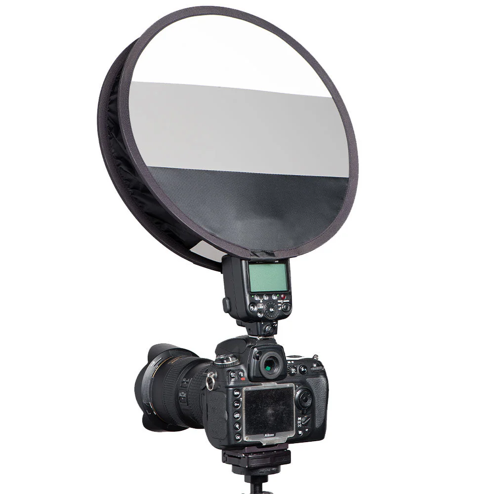 PhotoRepublik Speedlight Softbox Disc with White Balance Panel