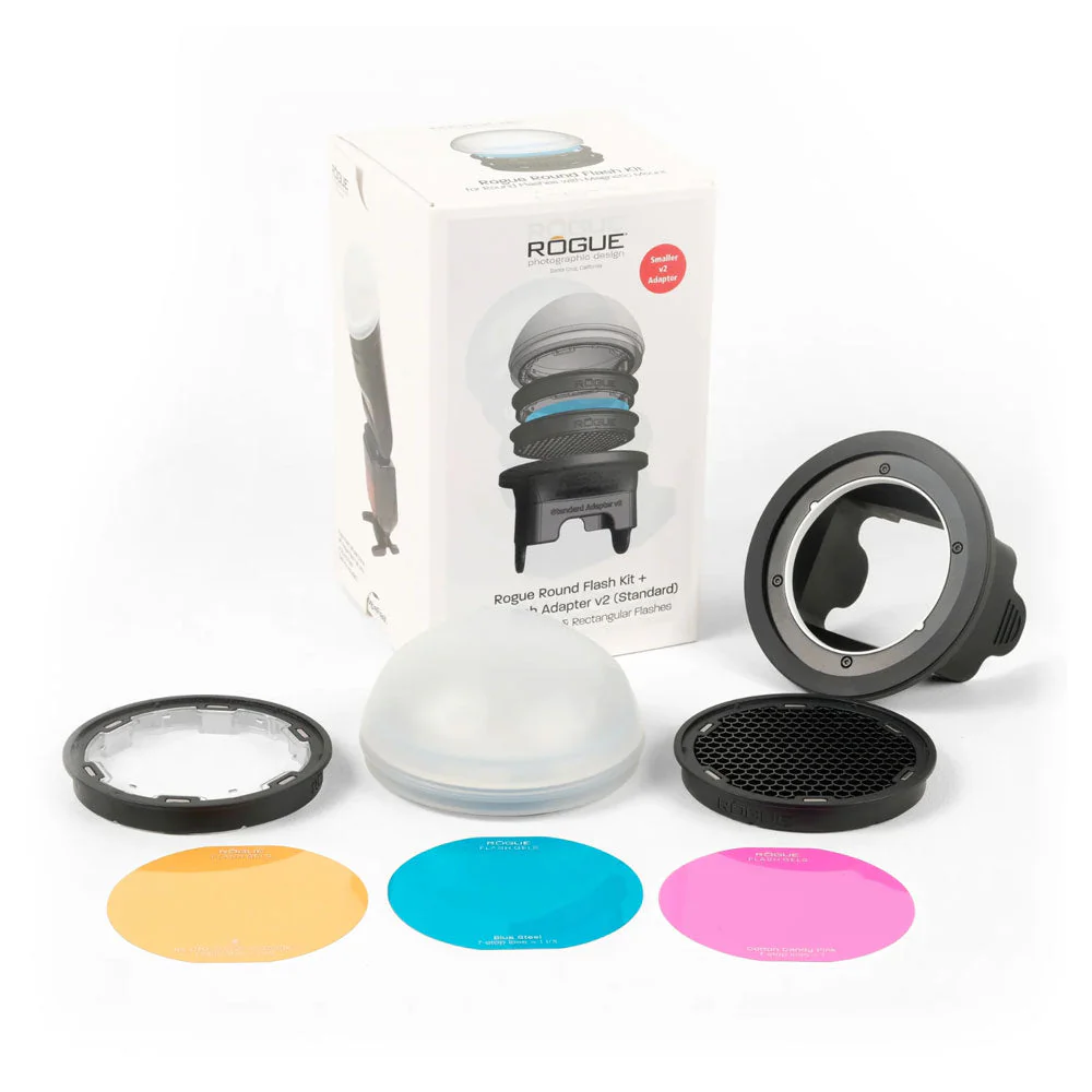 Rogue Round Flash Gel Kit with Standard Adapter