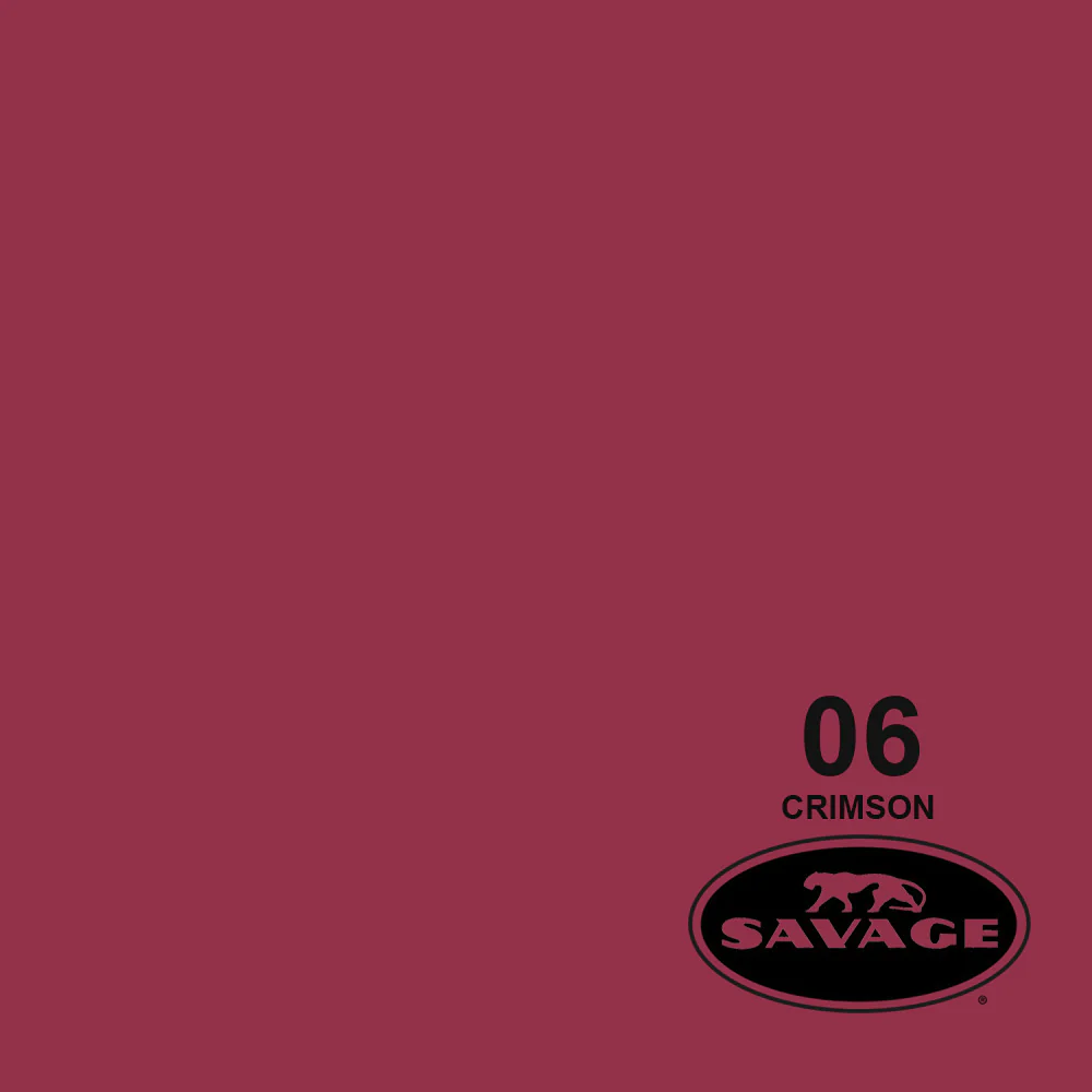 Savage 53"x12 Yards Seamless Paper Background - Crimson