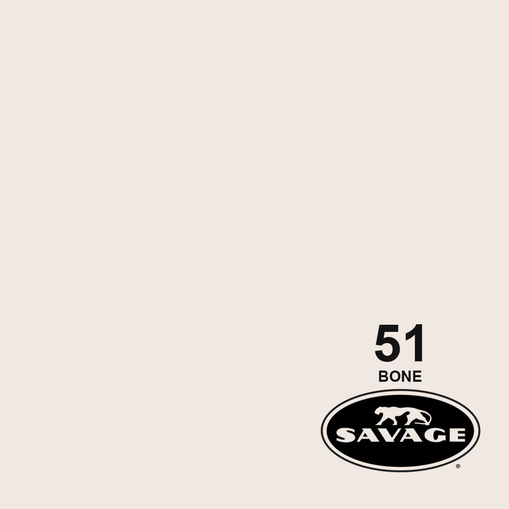 Savage 86"x12 Yards Seamless Paper Background - Bone