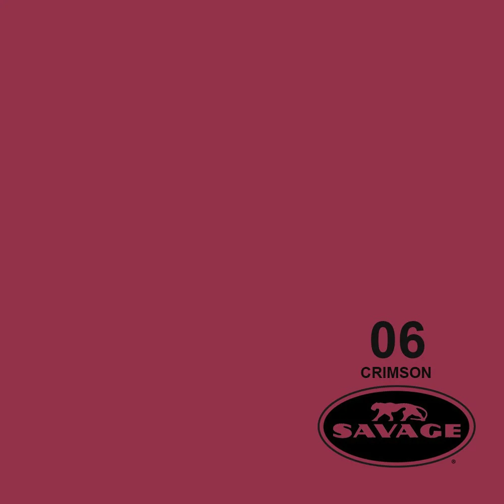 Savage 86"x12 Yards Seamless Paper Background - Crimson