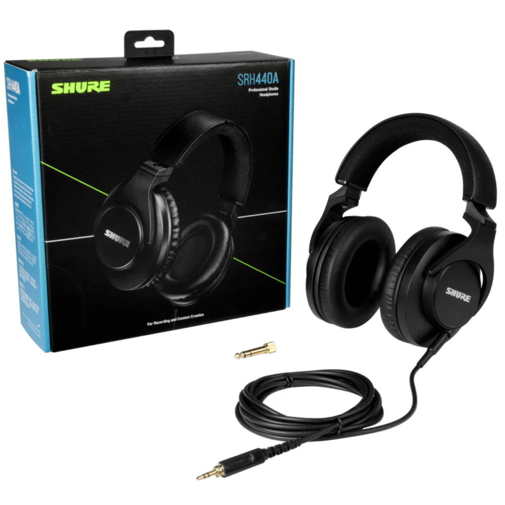 Shure SRH440A Professional Studio Headphones - Image 4
