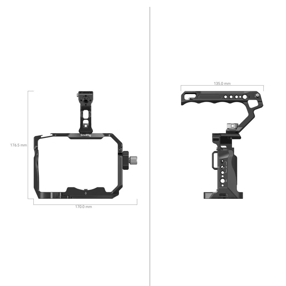 SmallRig Basic Cage Kit for Sony a7 IV, a7R V, a7S III - Image 2