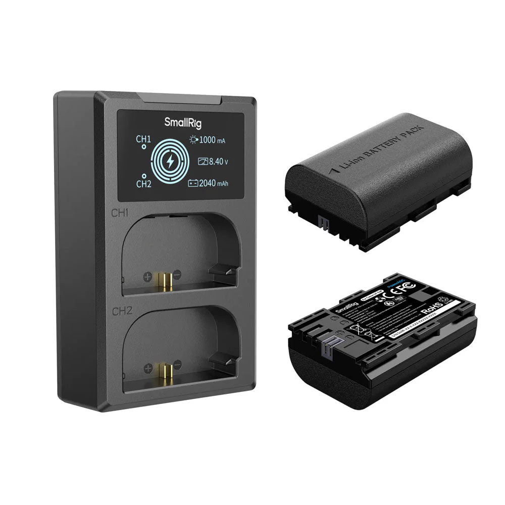 SmallRig Battery and Charger Kit for LP-E6P - Image 2