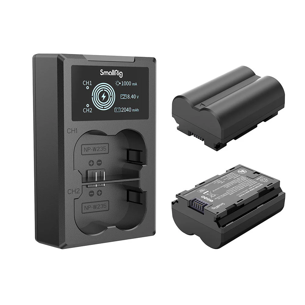 SmallRig Battery and Charger Kit for NP-W235 - Image 2