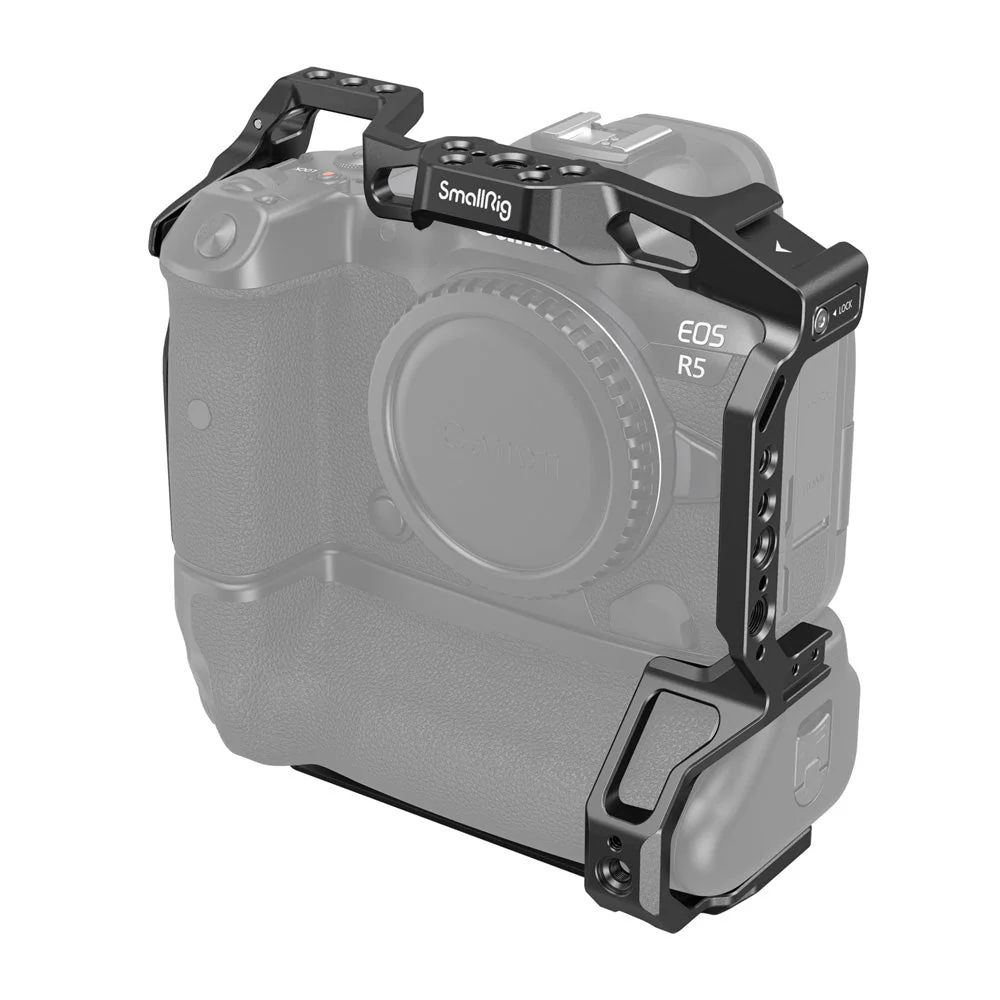 SmallRig Cage for Canon EOS R5 / R6 / R5C / R6 Mark II with BG-R10 Battery Grip - Image 2
