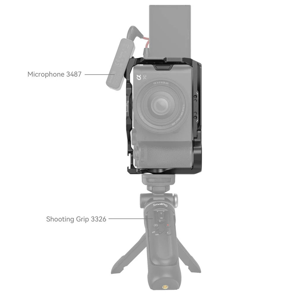 SmallRig Cage Kit for Sony a7C II, a7CR - Image 4