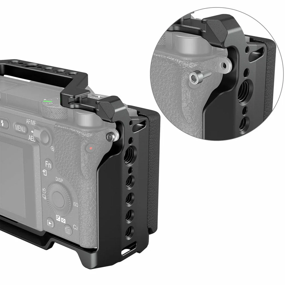 SmallRig Cage with Silicone Handle for Sony a6100/a6300/a6400 - Image 6
