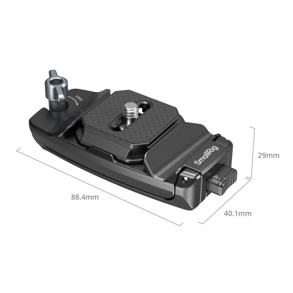 SmallRig Camera Clip with Quick Release Mount Plate Kit - Image 2