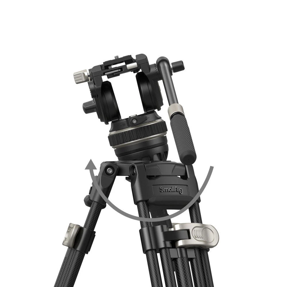 SmallRig FreeBlazer Heavy-Duty Carbon Fibre Video Tripod Kit - Image 7