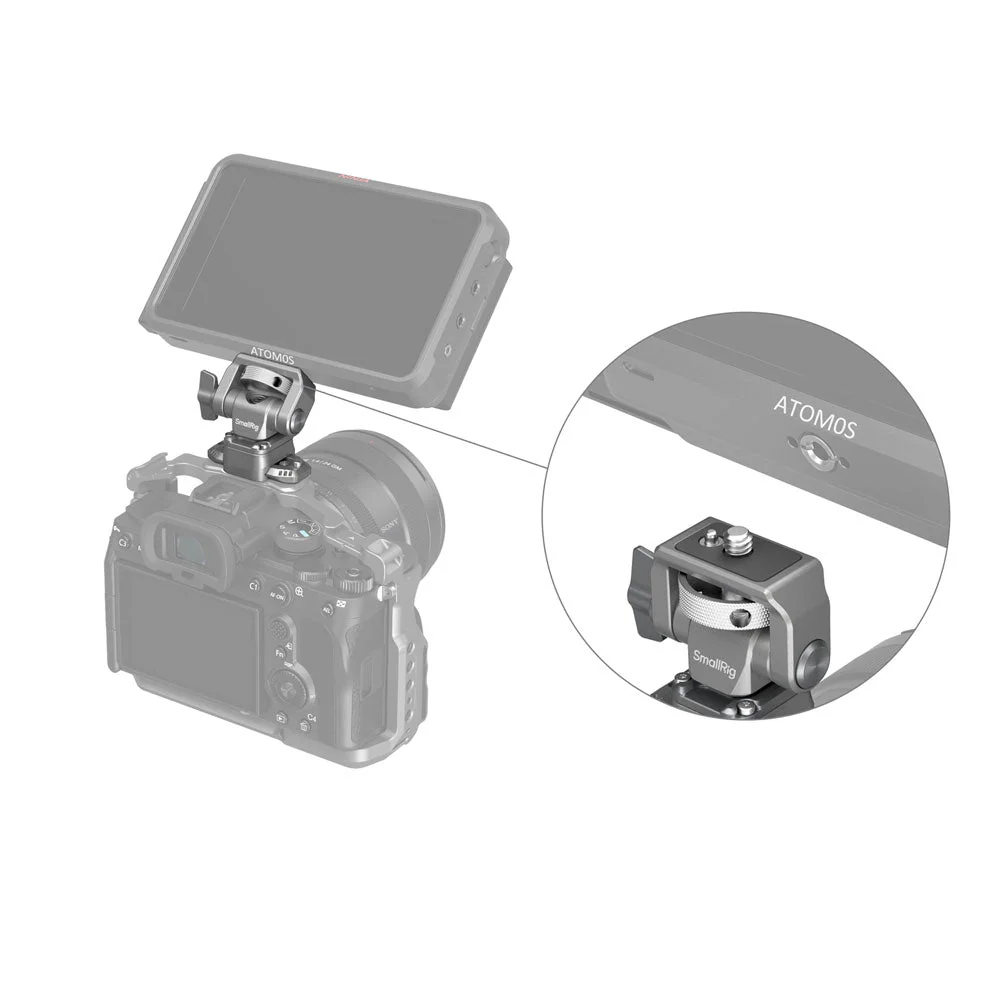 SmallRig HawkLock H21 Quick Release Monitor Support with NATO Clamp - Image 3