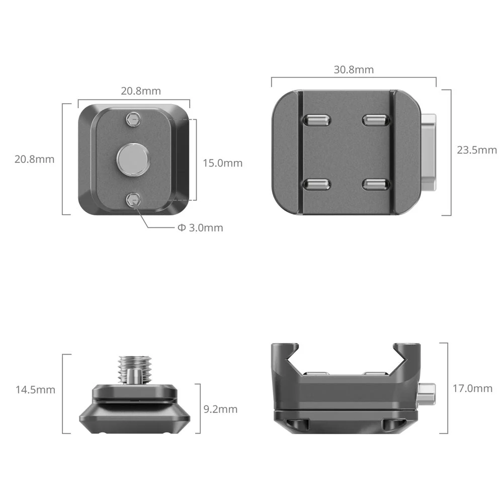 SmallRig HawkLock H21 Universal Quick Release Mount Plate Kit - Image 2