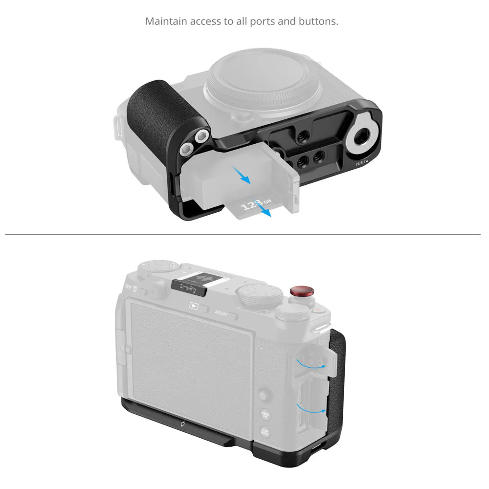 SmallRig L-Bracket with Silicone Grip for Fujifilm X-M5 - Image 5