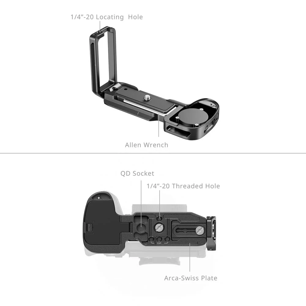 SmallRig L-Shape Mount Plate for Sony Alpha 1 II / Alpha 9 III - Image 3