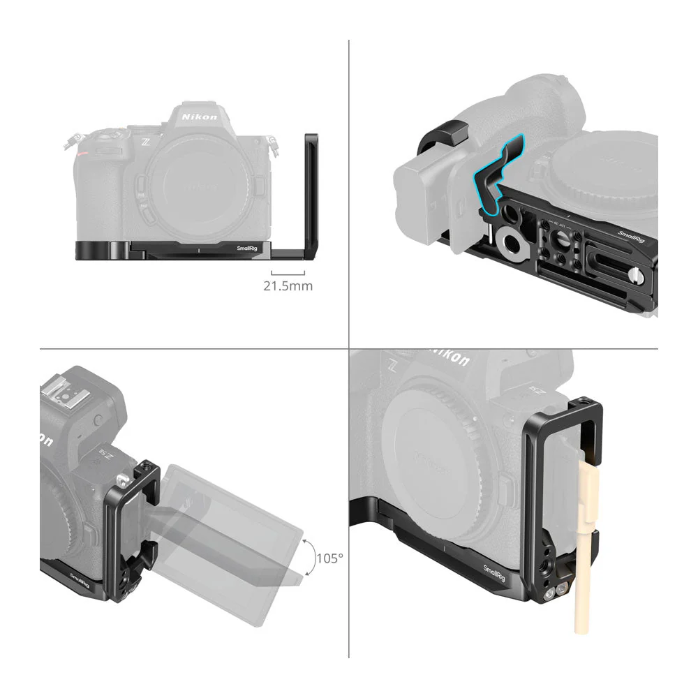 SmallRig L-Shaped Mount Plate for Nikon Z5 II - Image 6