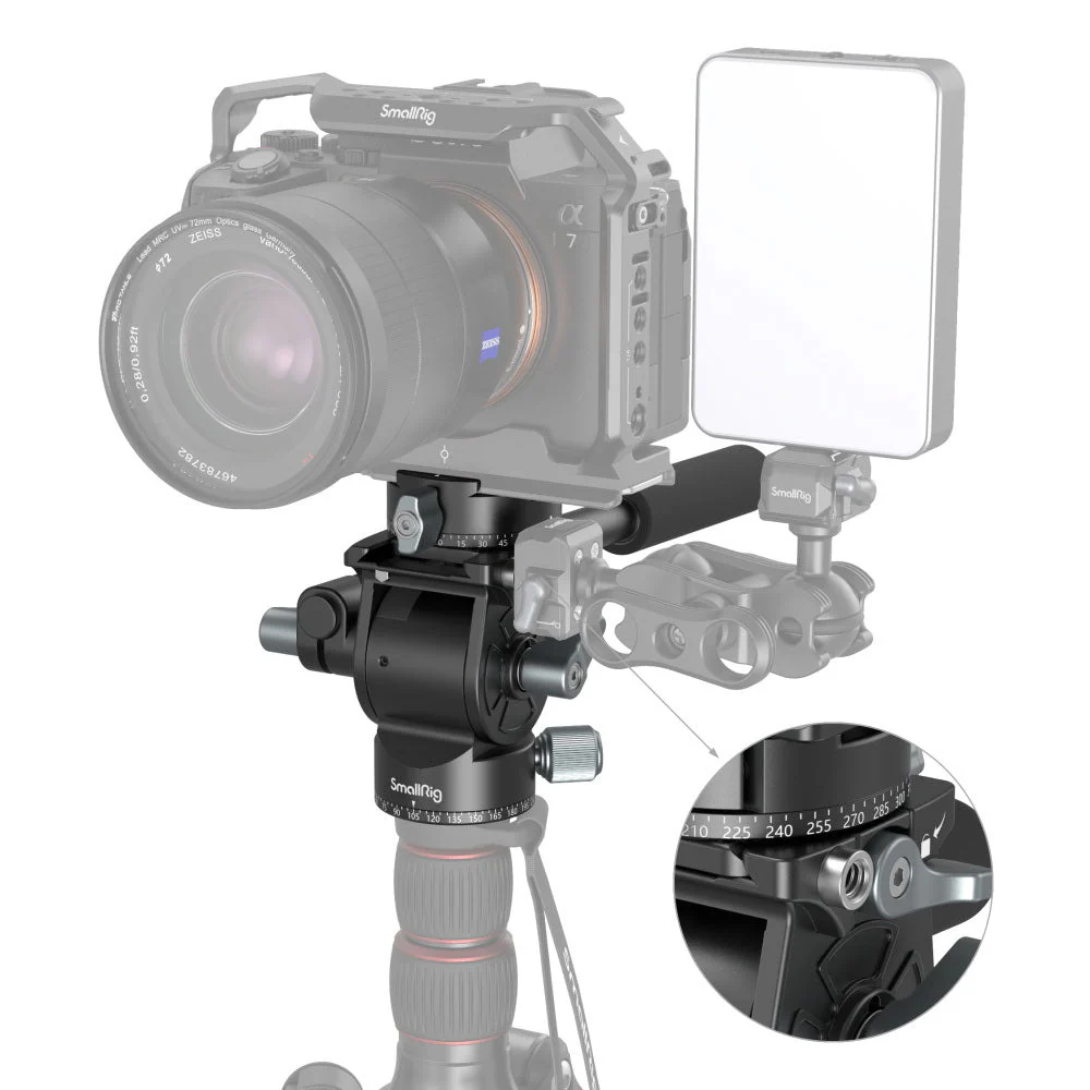 SmalLRig Lightweight Fluid Video Head - Image 5