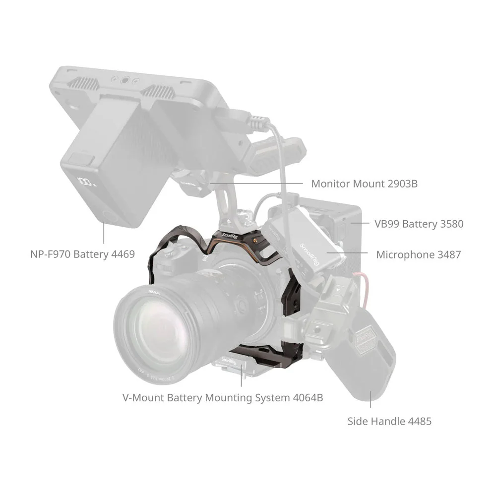 SmallRig Night Eagle Cage for Nikon Z5/Z5 II/Z6/Z6 II/Z7/Z7 II - Image 3