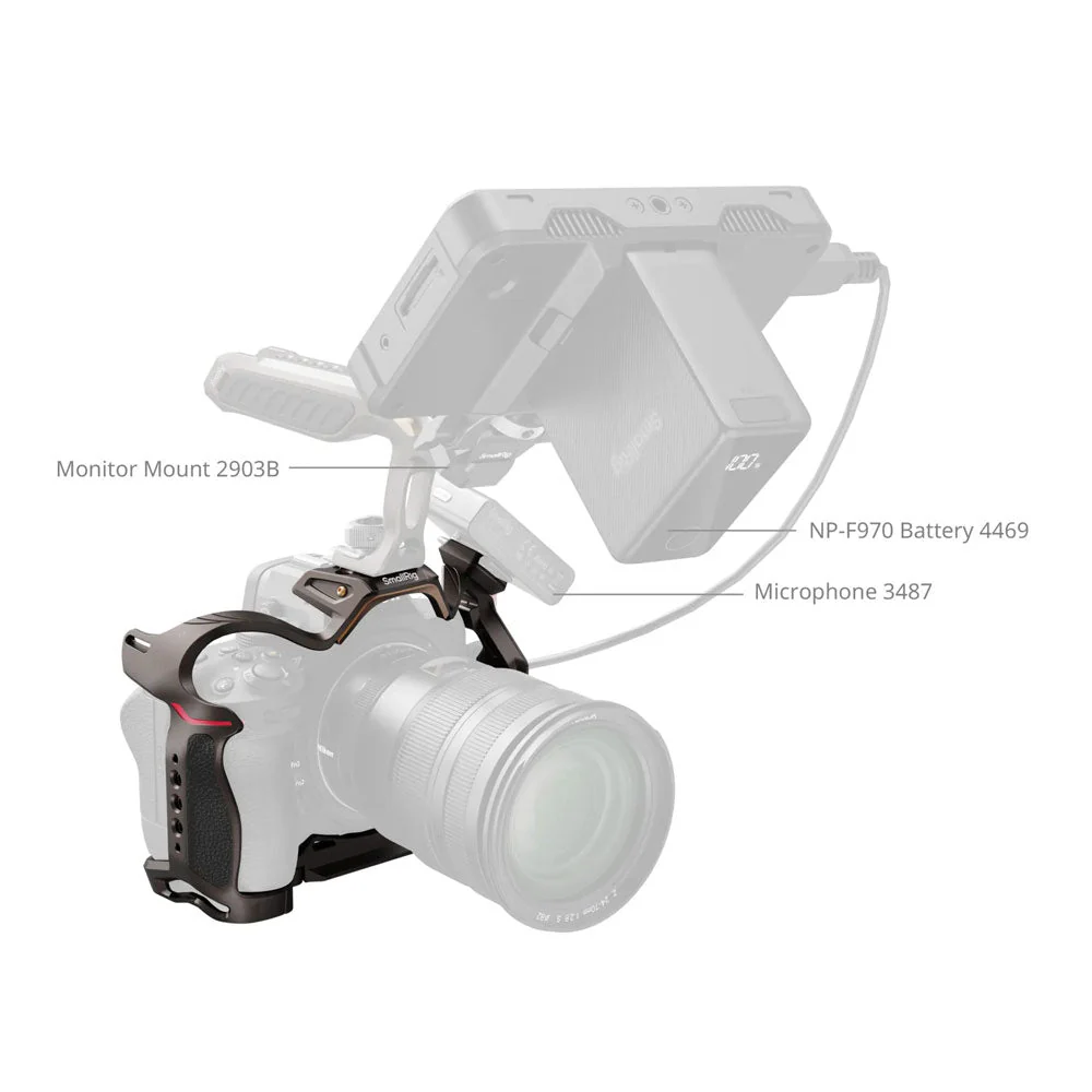 SmallRig Night Eagle Cage for Nikon Z5/Z5 II/Z6/Z6 II/Z7/Z7 II - Image 5