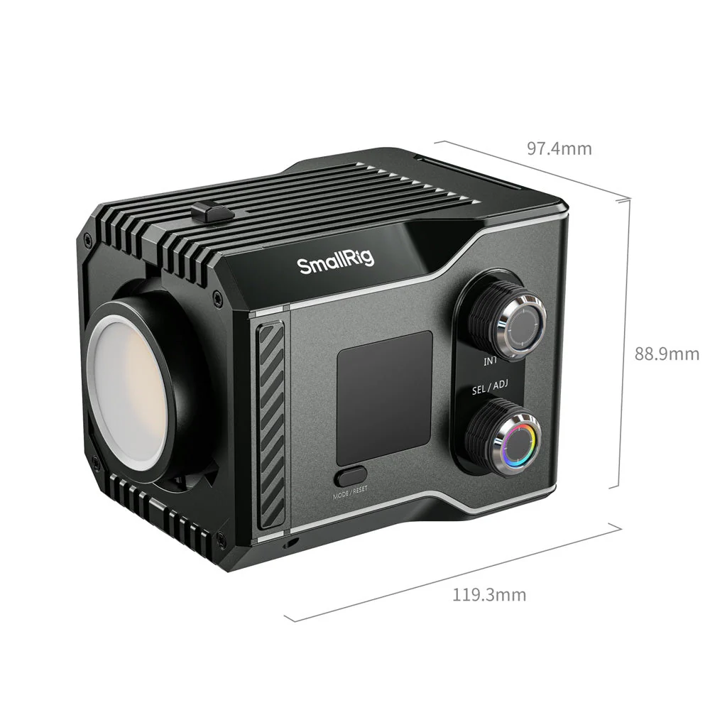 SmallRig RC 60C RGB LED Video Light with Power Bank Clamp - Image 7