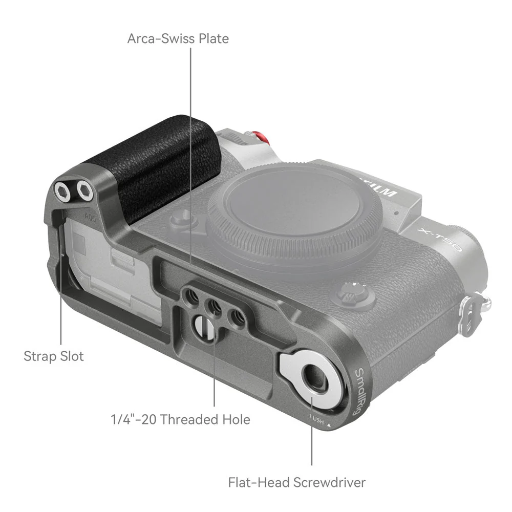 SmallRig Silicone L-Shaped Grip for Fujifilm X-T50 - Image 4