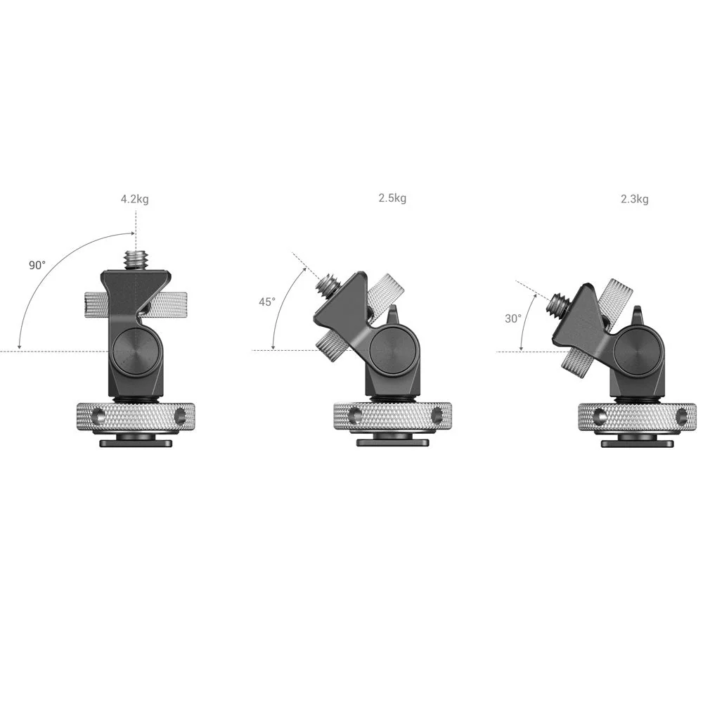 SmallRig Swivel and Tilt Adjustable Monitor Mount with Cold Shoe Mount - Image 4