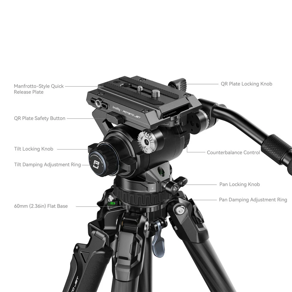 SmallRig x Potato Jet Tribex Carbon Fibre Tripod - Image 2