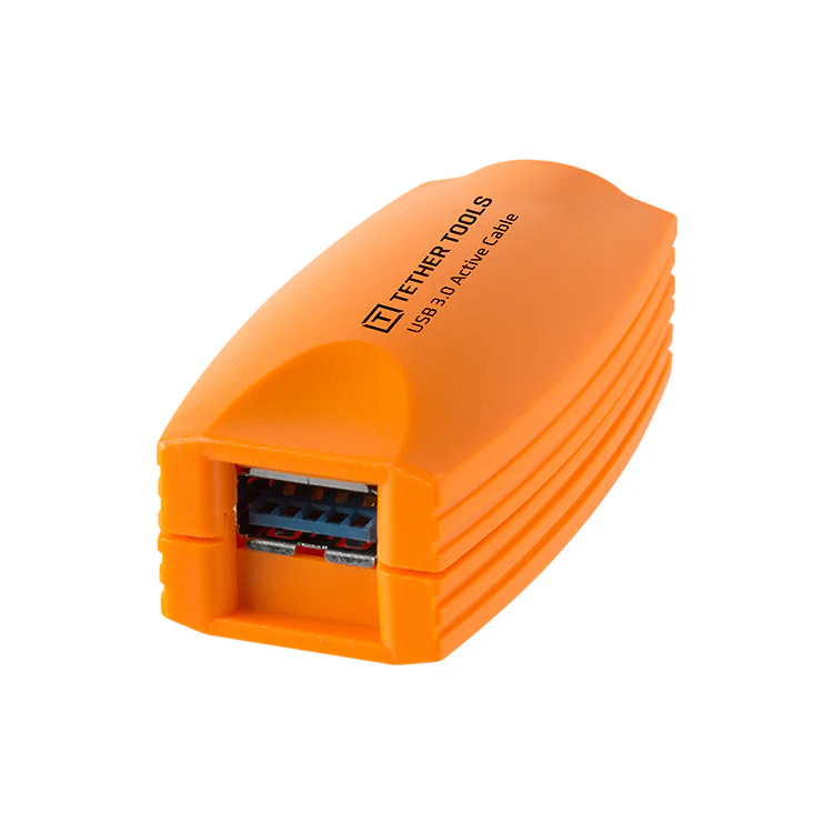 Tether Tools 16' USB 3.0 Active Extension - Orange - Image 2