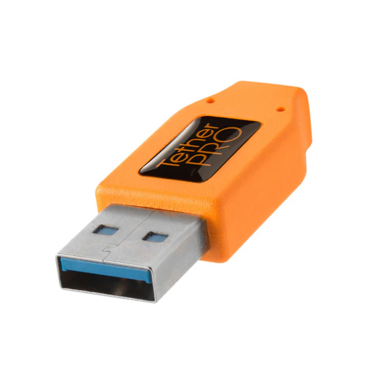 Tether Tools 16' USB 3.0 Active Extension - Orange - Image 3